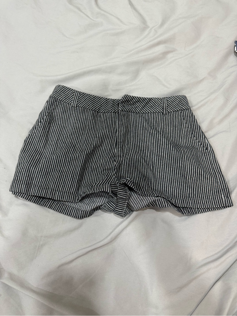 Striped Black and White Women’s Shorts